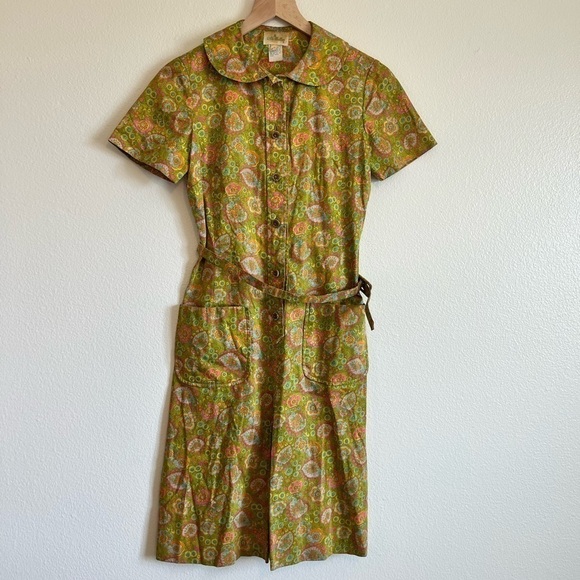 Vintage Y2K McMullen Flower Power Dress - Picture 1 of 16